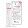 Shower Card - Breast Self Exam and Health Chart (Spanish)